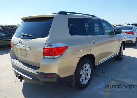 2011 Toyota Highlander Se V6 from USA, damaged, VIN 5TDZK3EH6BS038270